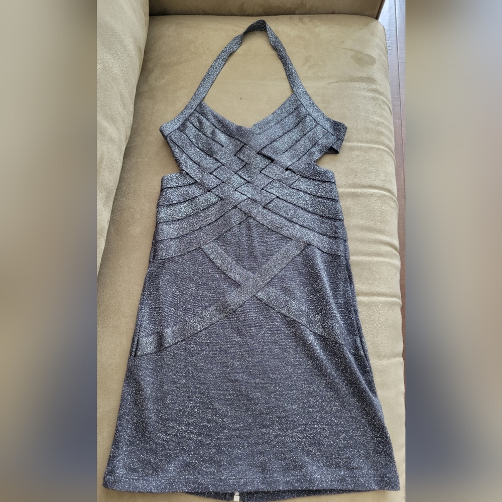 ROCK by Stella & Jamie Dark silver Metallic dress